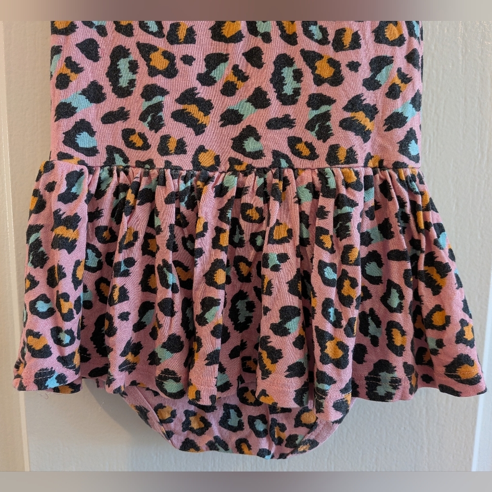 Posh Peanut Roxy Ruffled Cap Sleeve Twirl Skirt Bodysuit Dress Romper Size 18M - Picture 11 of 13